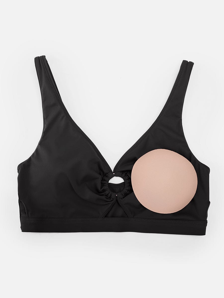 LumaShape Bikini Set — detail rugbandje top